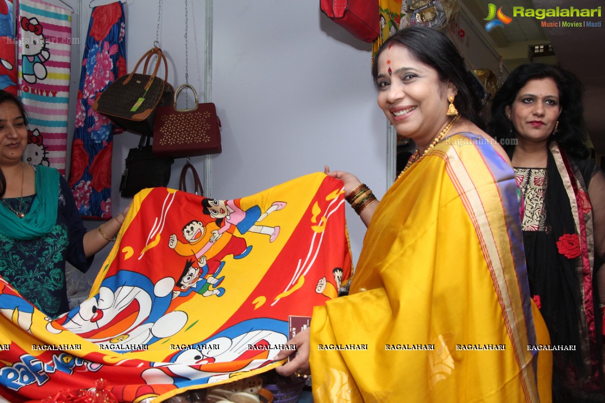 Chaya Devi launches Attitude Exhibition cum Sale at Haryana Bhavan, Hyderabad