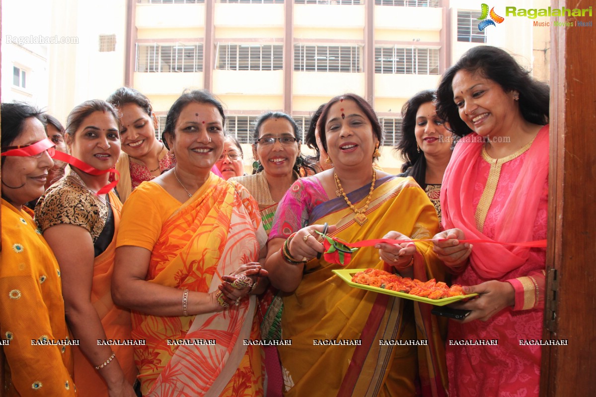 Chaya Devi launches Attitude Exhibition cum Sale at Haryana Bhavan, Hyderabad