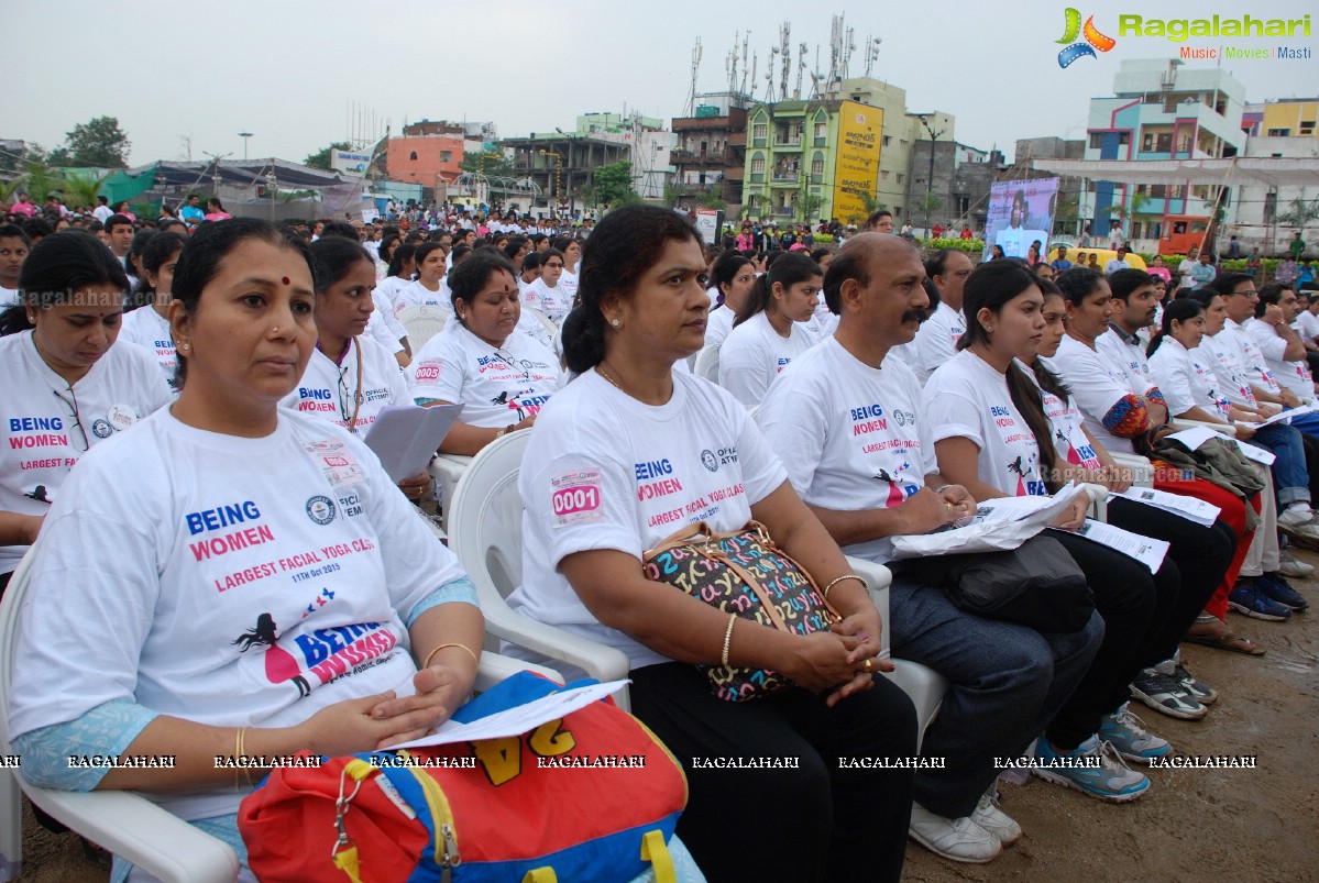 Being Women Ruchika Sharma enters Guinness World Record and creates History of India for Largest Facial Yoga Class