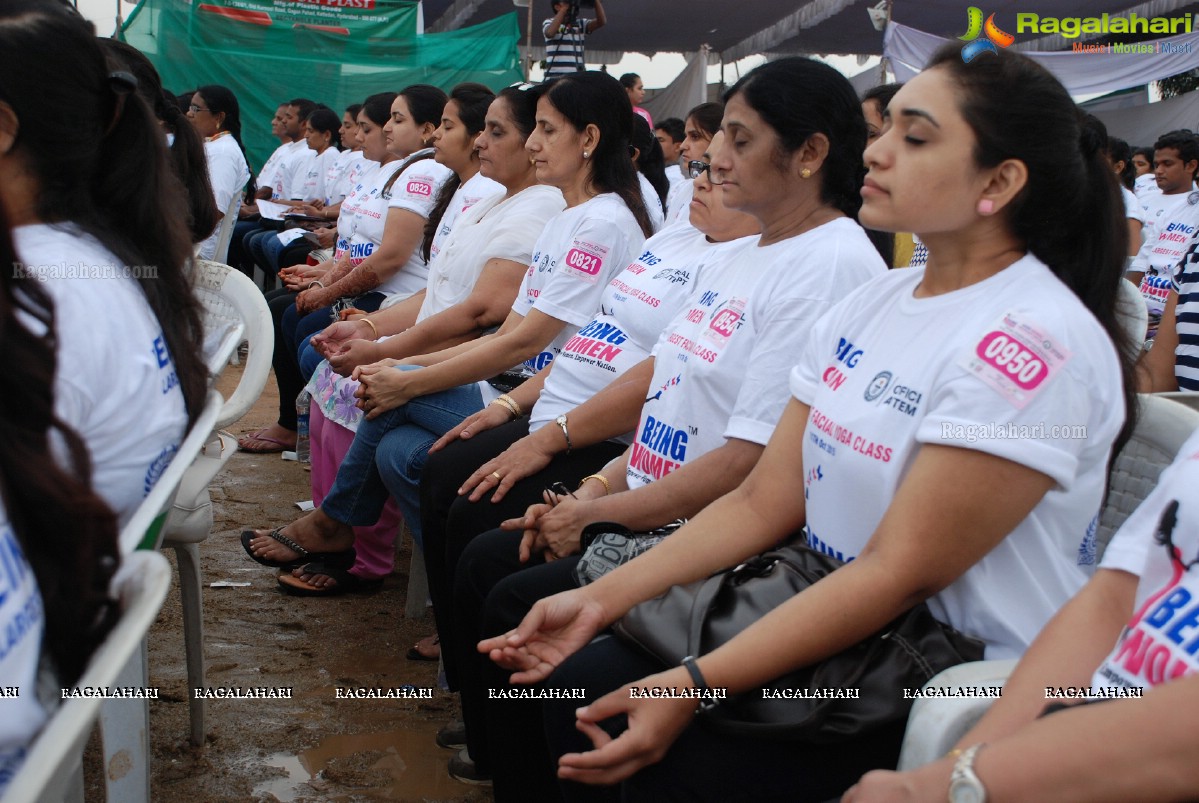 Being Women Ruchika Sharma enters Guinness World Record and creates History of India for Largest Facial Yoga Class