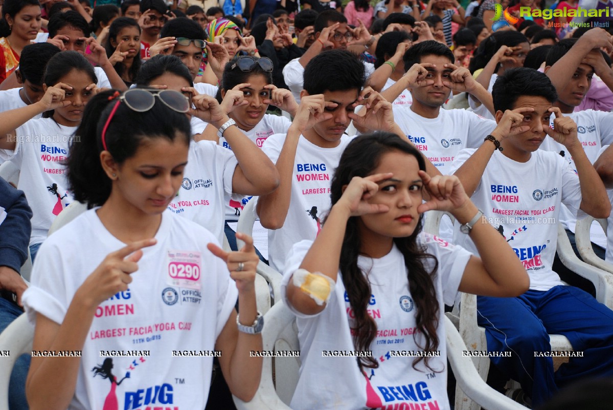 Being Women Ruchika Sharma enters Guinness World Record and creates History of India for Largest Facial Yoga Class