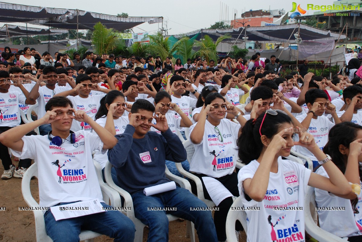 Being Women Ruchika Sharma enters Guinness World Record and creates History of India for Largest Facial Yoga Class