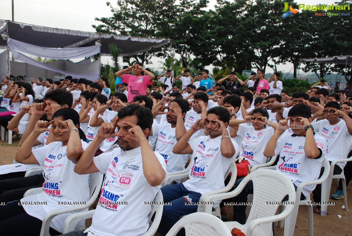 Being Women Ruchika Sharma enters Guinness World Record and creates History of India for Largest Facial Yoga Class