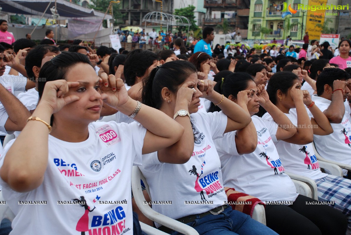 Being Women Ruchika Sharma enters Guinness World Record and creates History of India for Largest Facial Yoga Class