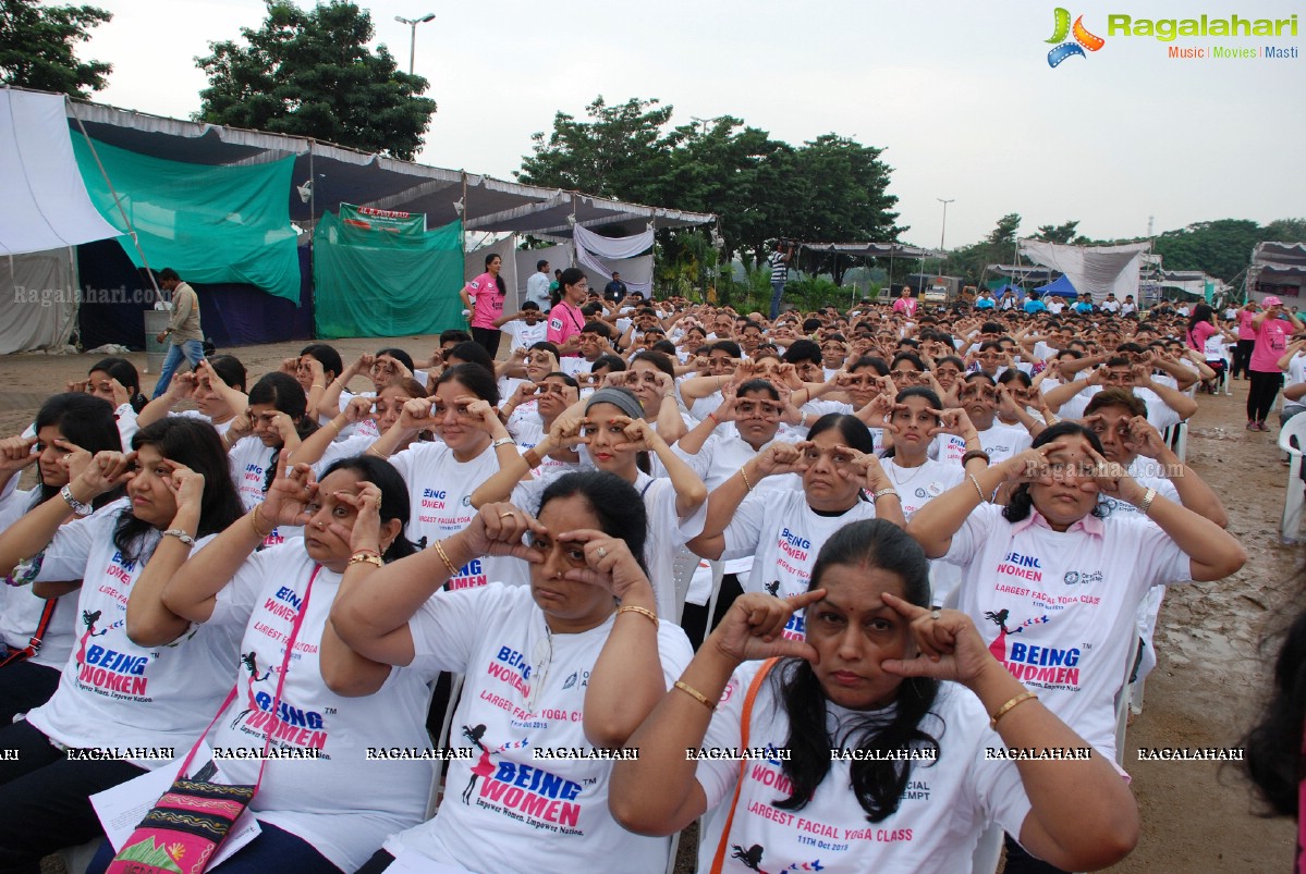 Being Women Ruchika Sharma enters Guinness World Record and creates History of India for Largest Facial Yoga Class