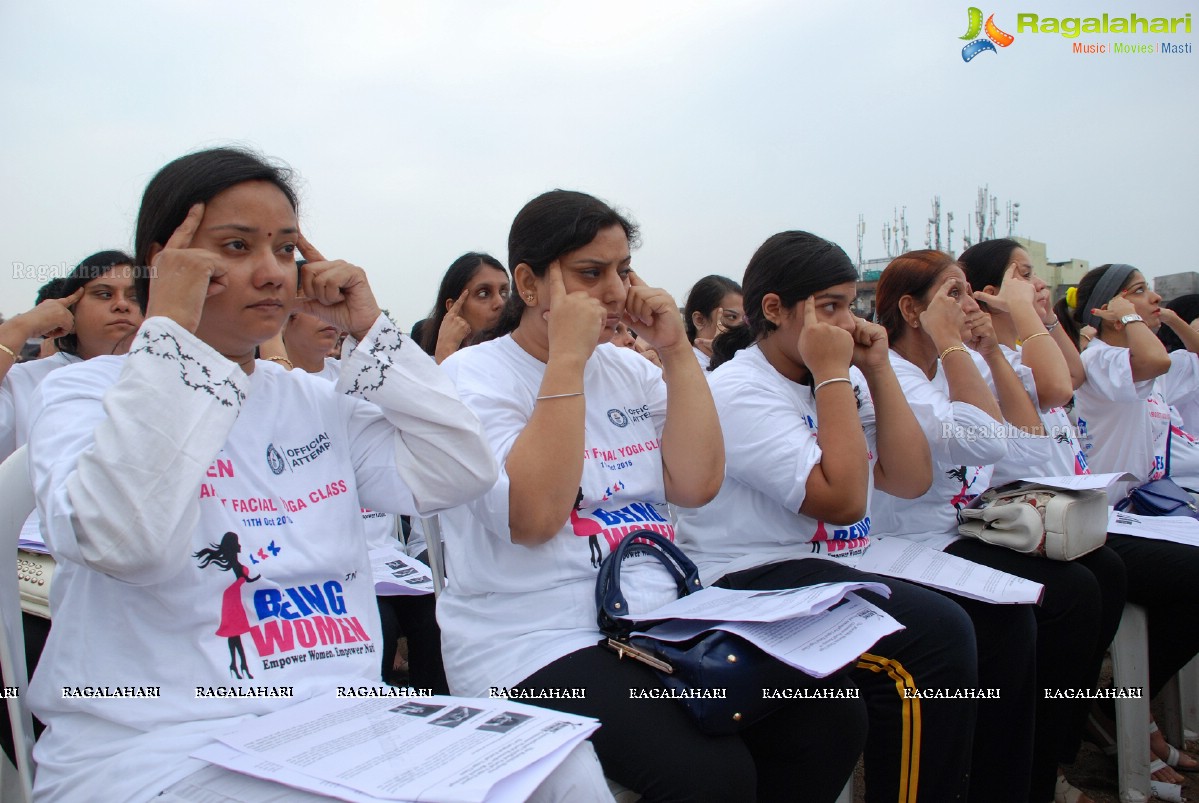 Being Women Ruchika Sharma enters Guinness World Record and creates History of India for Largest Facial Yoga Class