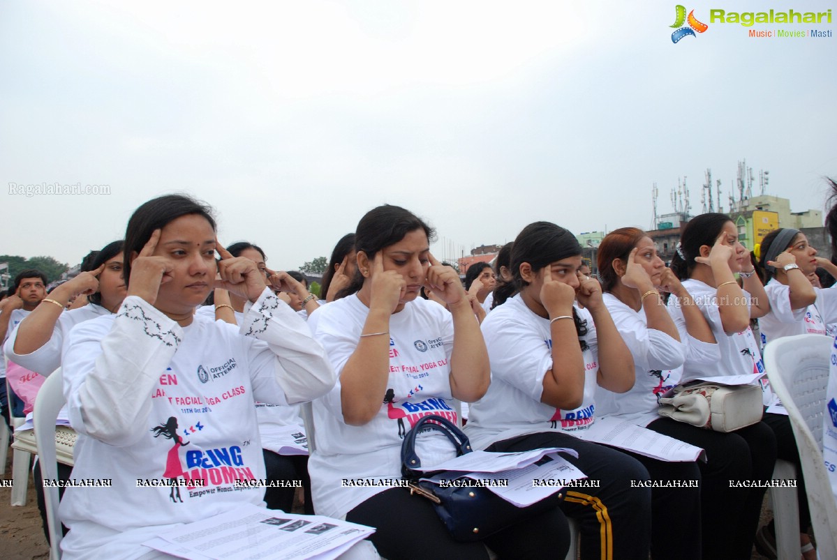 Being Women Ruchika Sharma enters Guinness World Record and creates History of India for Largest Facial Yoga Class