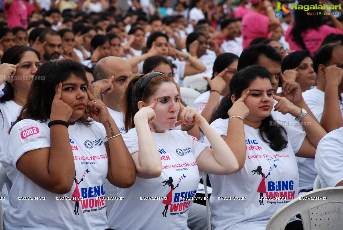 Being Women Ruchika Sharma enters Guinness World Record and creates History of India for Largest Facial Yoga Class