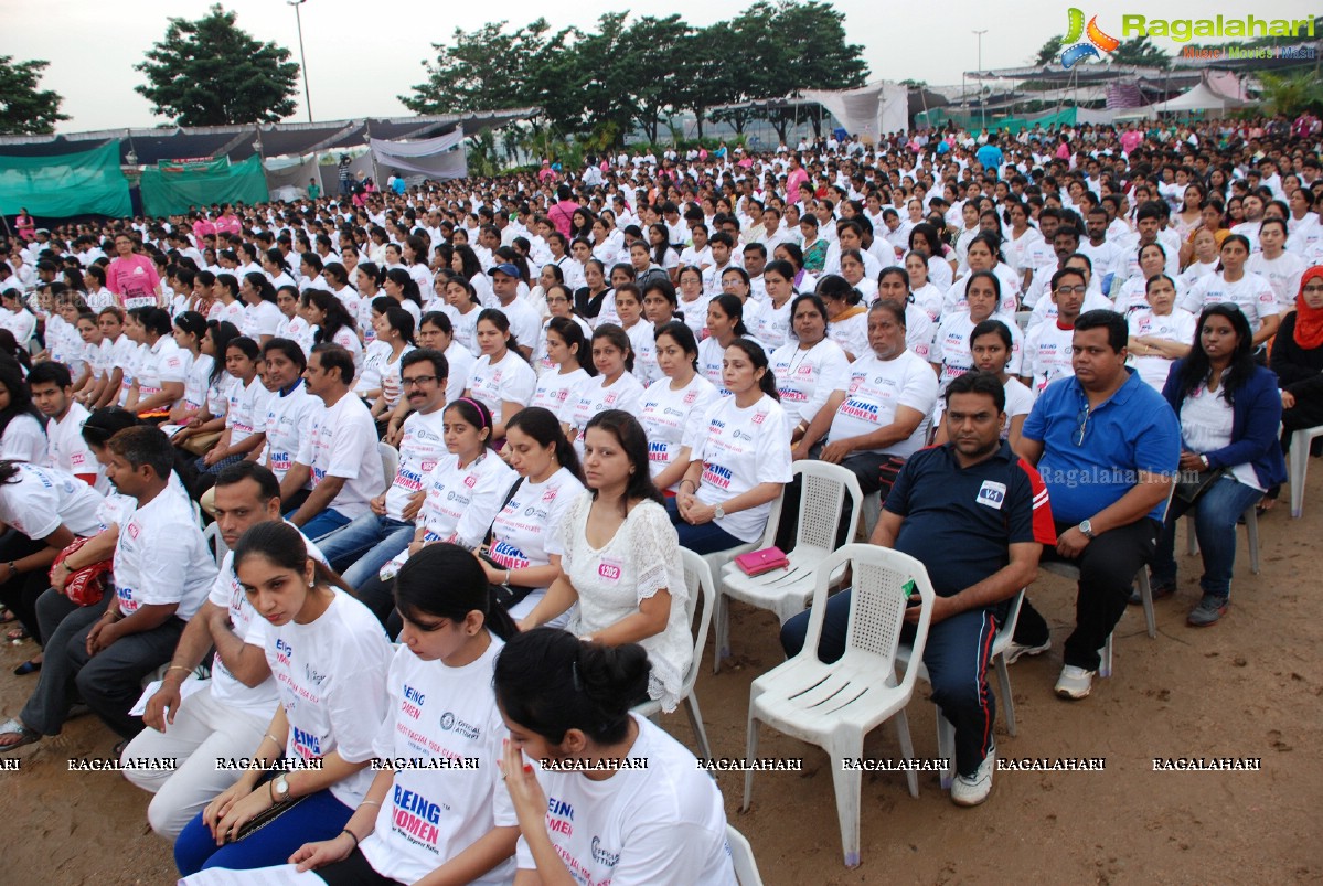 Being Women Ruchika Sharma enters Guinness World Record and creates History of India for Largest Facial Yoga Class