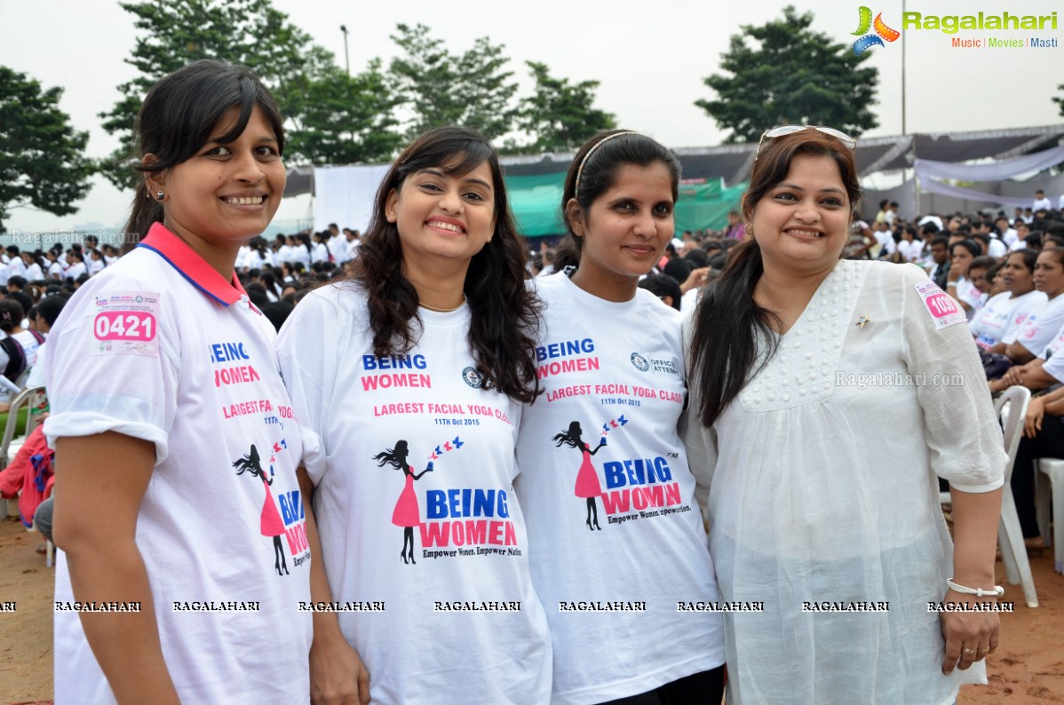 Being Women Ruchika Sharma enters Guinness World Record and creates History of India for Largest Facial Yoga Class