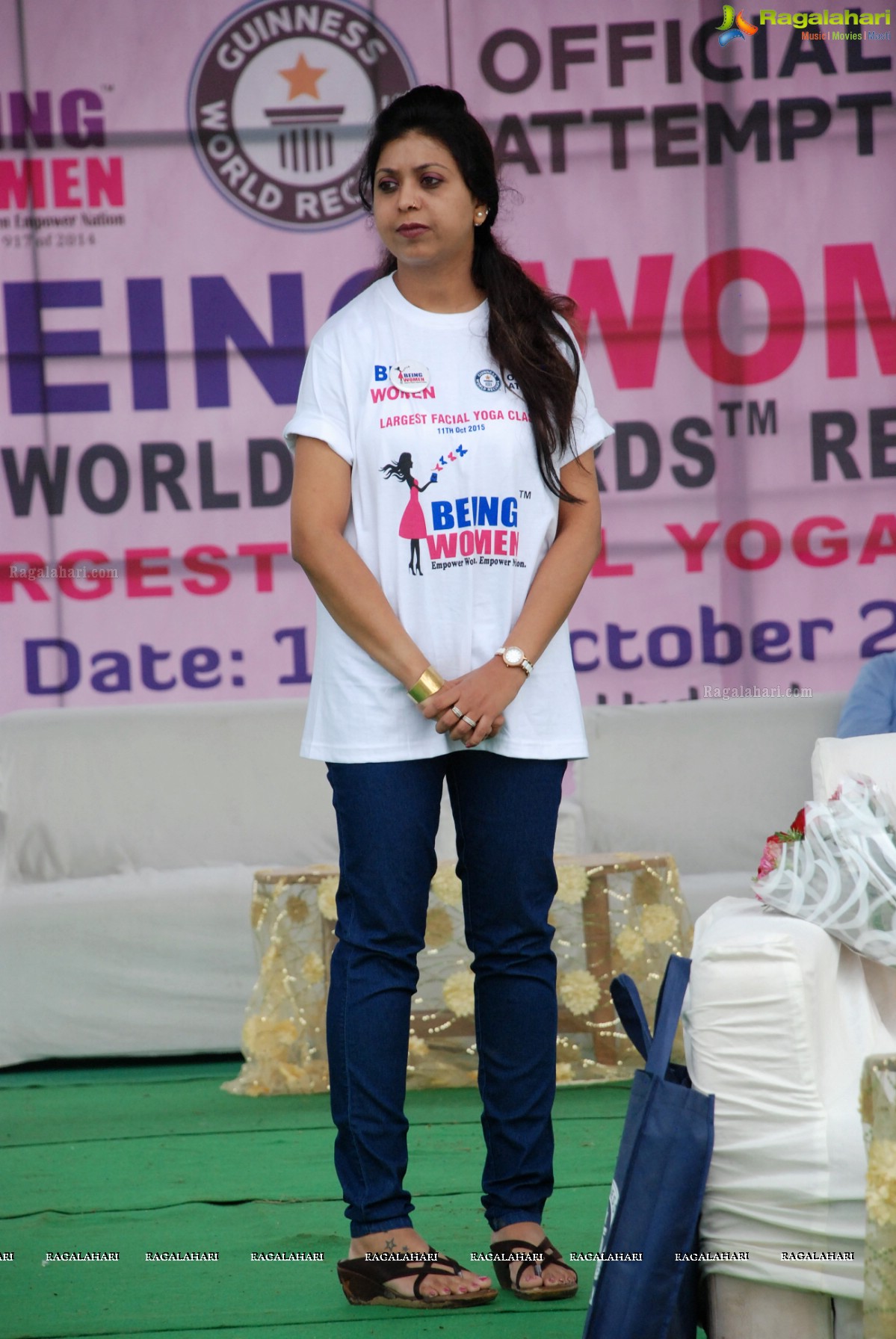 Being Women Ruchika Sharma enters Guinness World Record and creates History of India for Largest Facial Yoga Class