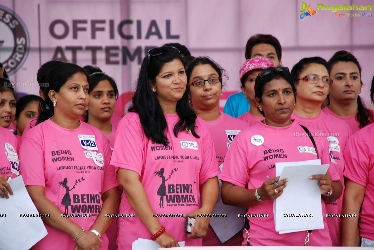 Being Women Ruchika Sharma enters Guinness World Record and creates History of India for Largest Facial Yoga Class