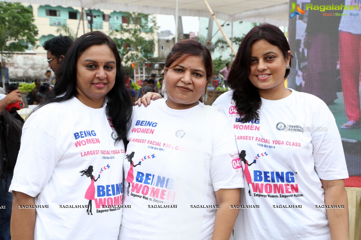 Being Women Ruchika Sharma enters Guinness World Record and creates History of India for Largest Facial Yoga Class