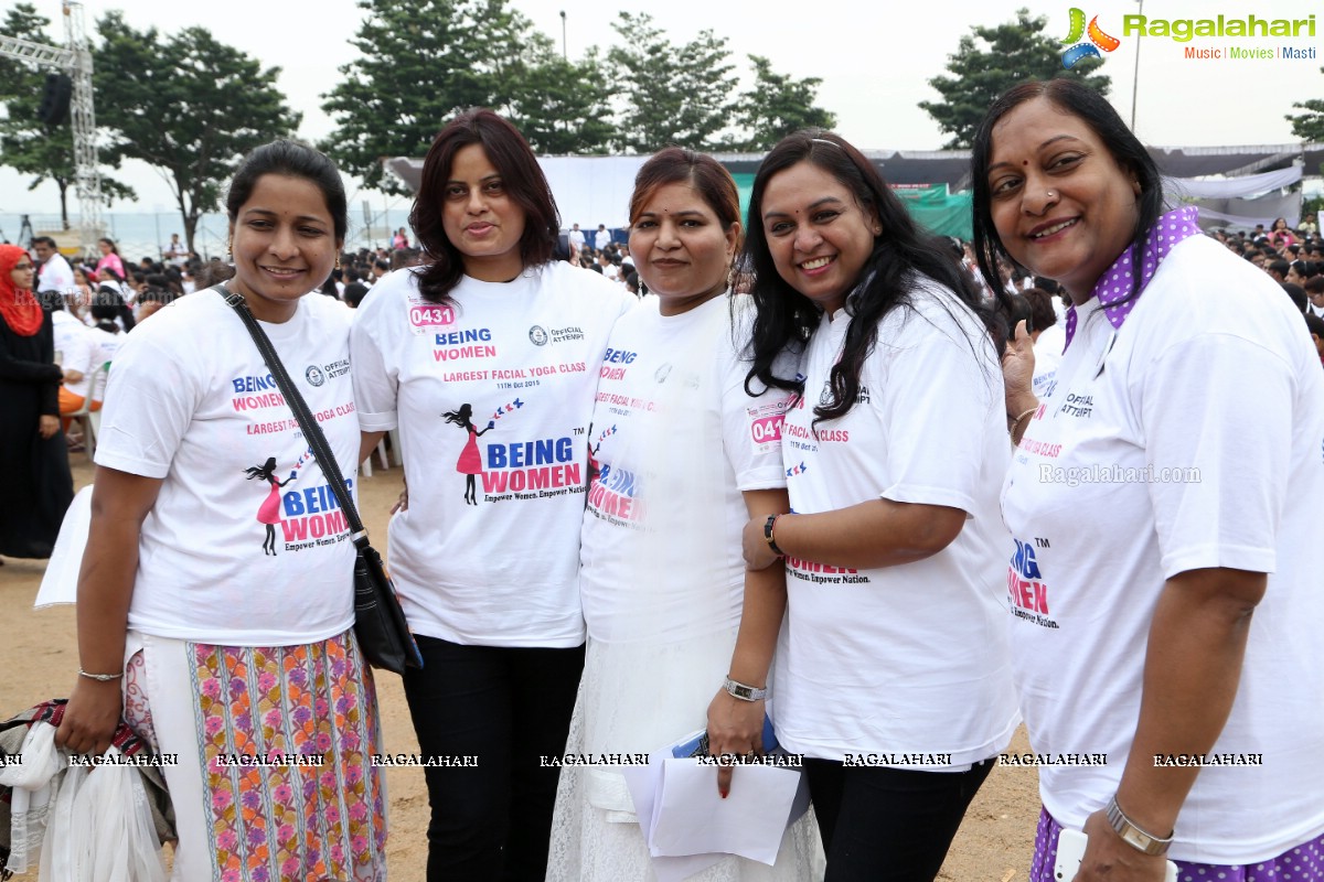 Being Women Ruchika Sharma enters Guinness World Record and creates History of India for Largest Facial Yoga Class