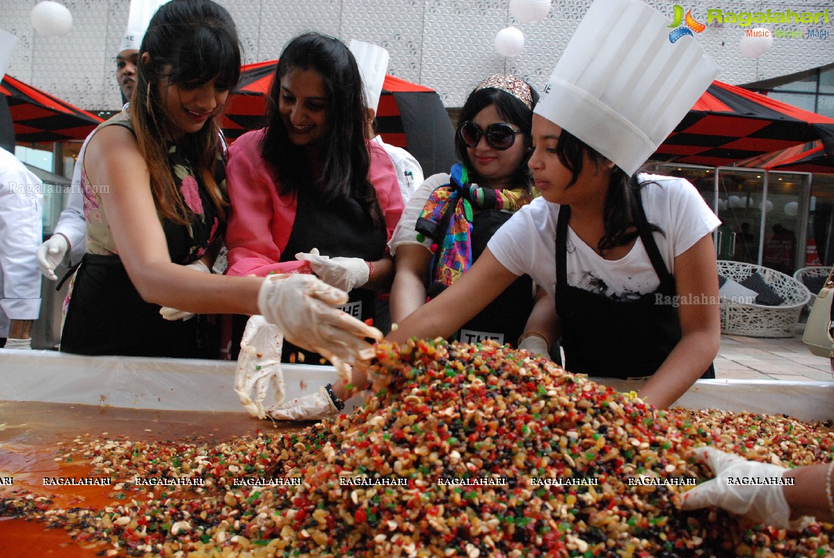 Cake Mixing Ceremony at Aqua, The Park Hyderabad 