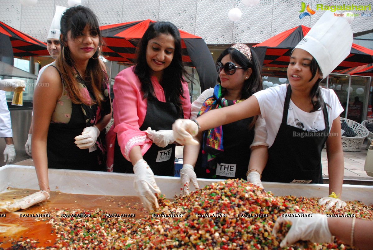 Cake Mixing Ceremony at Aqua, The Park Hyderabad 