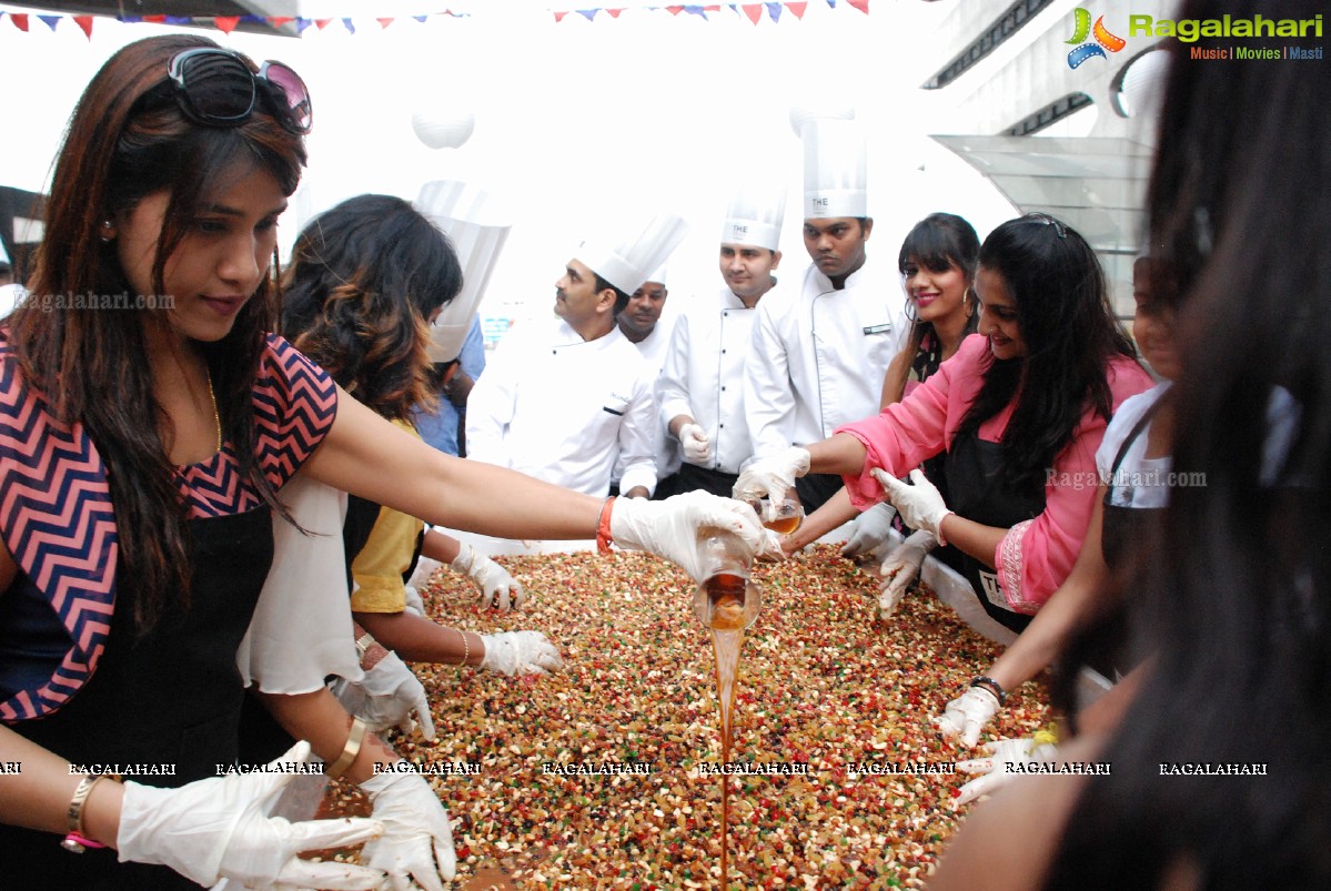 Cake Mixing Ceremony at Aqua, The Park Hyderabad 