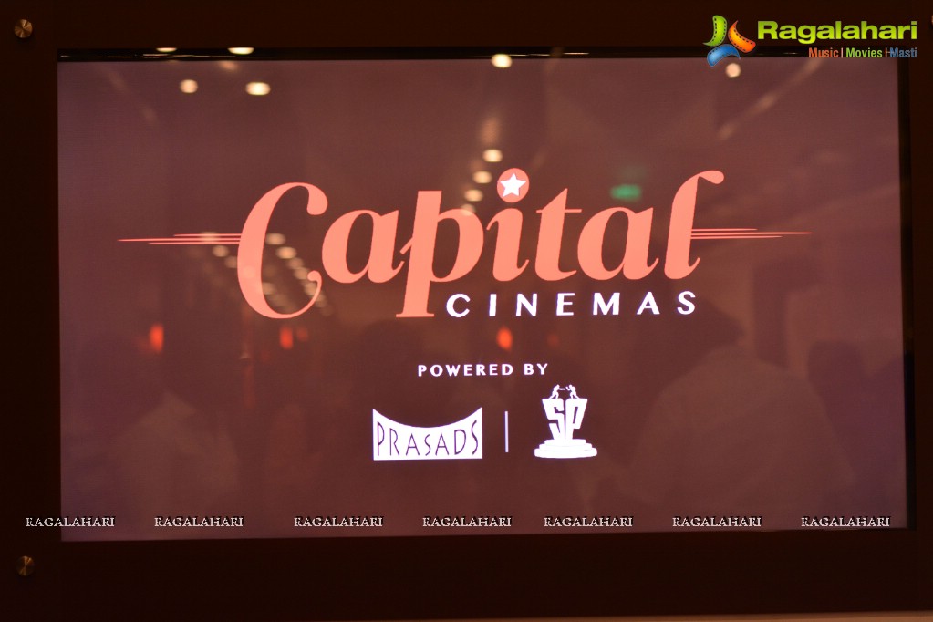 D Suresh Babu at Capital Cinemas Multiplex, Vijayawada