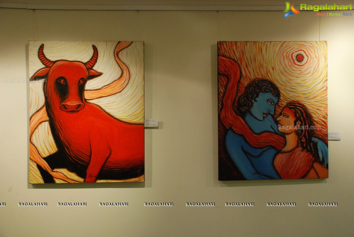 Colours of Bengal - Exhibition of Paintings and Sculpture at Muse Art Gallery, Hyderabad