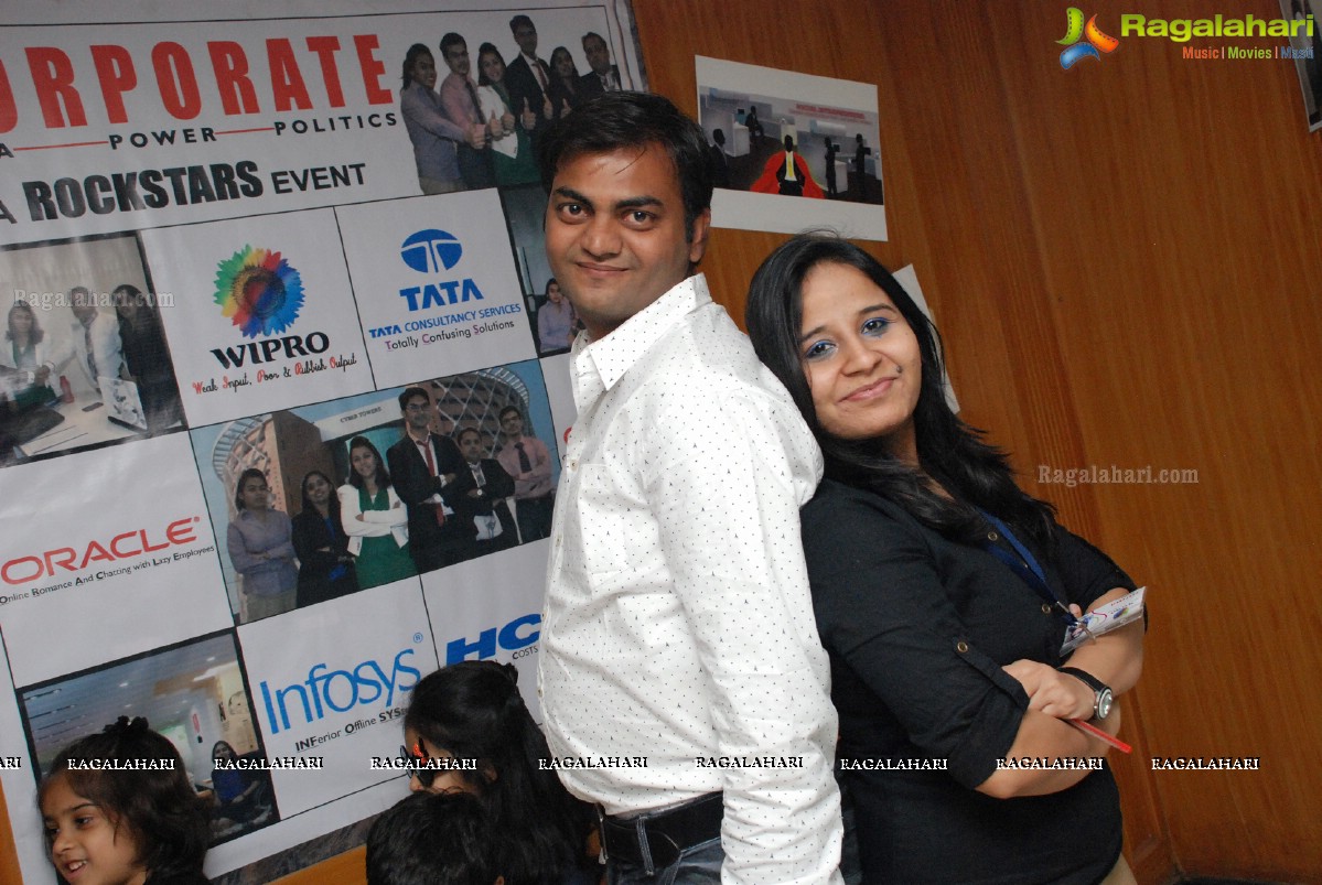 Corporate Theme - A Rockstars Event at Kagaz Bhavan, Hyderabad