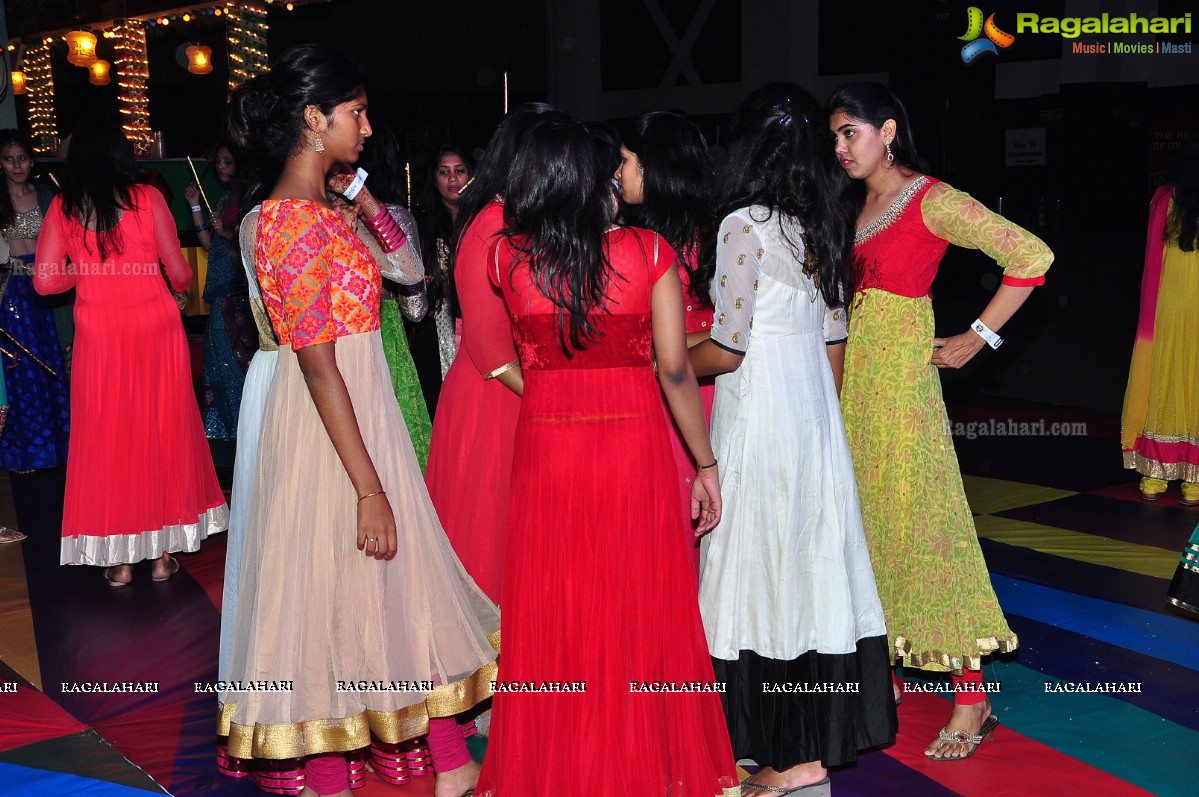 The Grand Dandiya Ball with Theme Fusion of Indian Culture & Pop Art at JRC Convention, Hyderabad