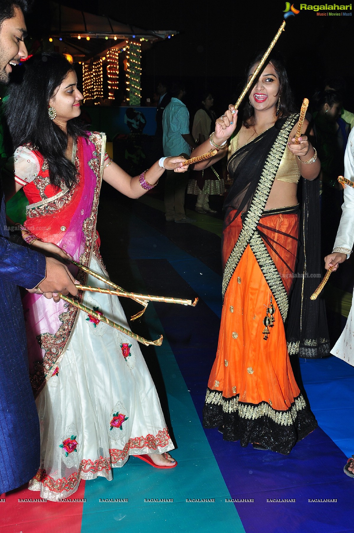 The Grand Dandiya Ball with Theme Fusion of Indian Culture & Pop Art at JRC Convention, Hyderabad