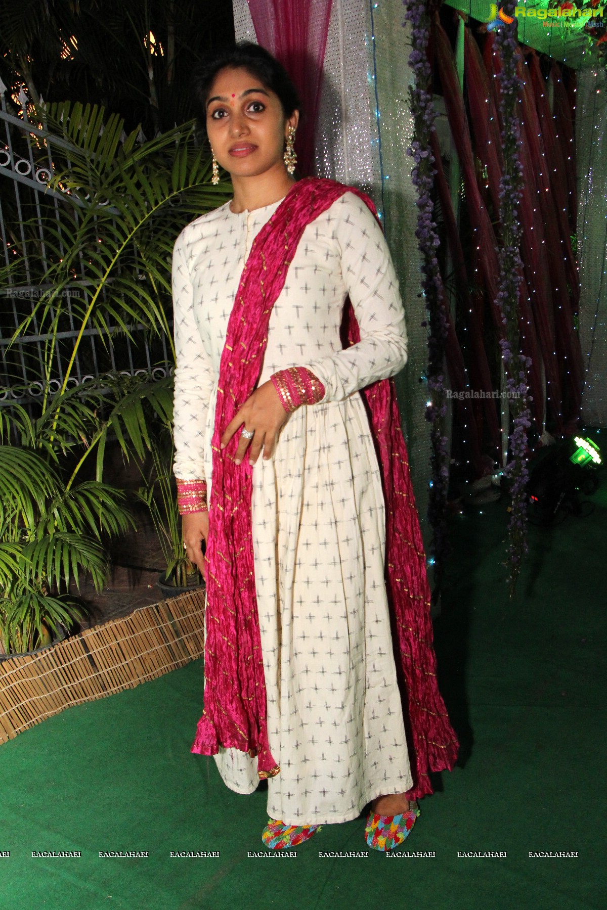 Dandiya Night with Actress Sanjjanaa at Noma Kalyana Vedika, Hyderabad