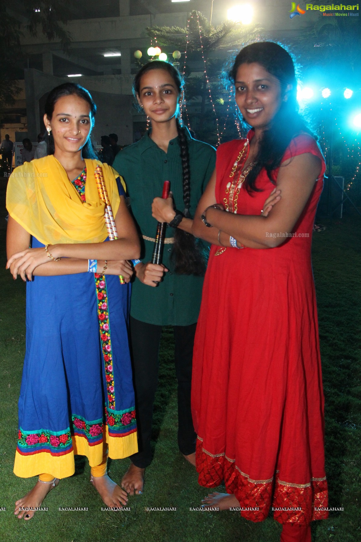 Dandiya Night with Actress Sanjjanaa at Noma Kalyana Vedika, Hyderabad