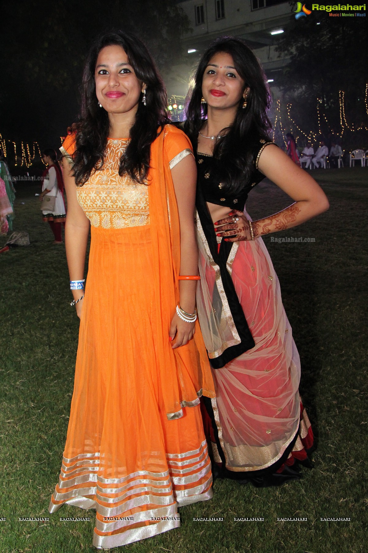 Dandiya Night with Actress Sanjjanaa at Noma Kalyana Vedika, Hyderabad