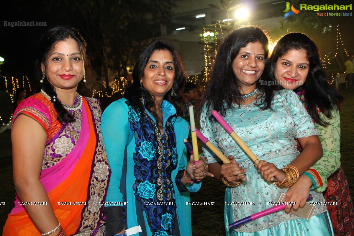 Dandiya Night with Actress Sanjjanaa at Noma Kalyana Vedika, Hyderabad