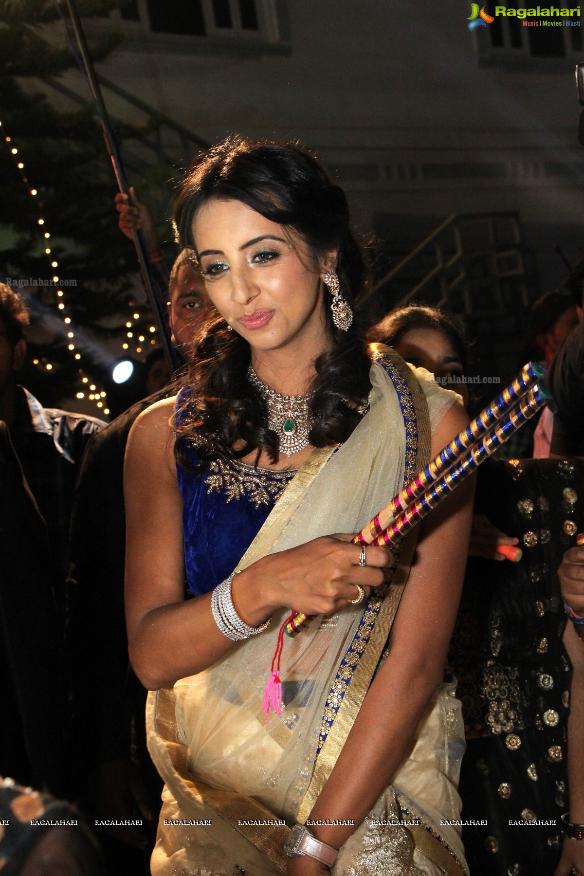 Dandiya Night with Actress Sanjjanaa at Noma Kalyana Vedika, Hyderabad