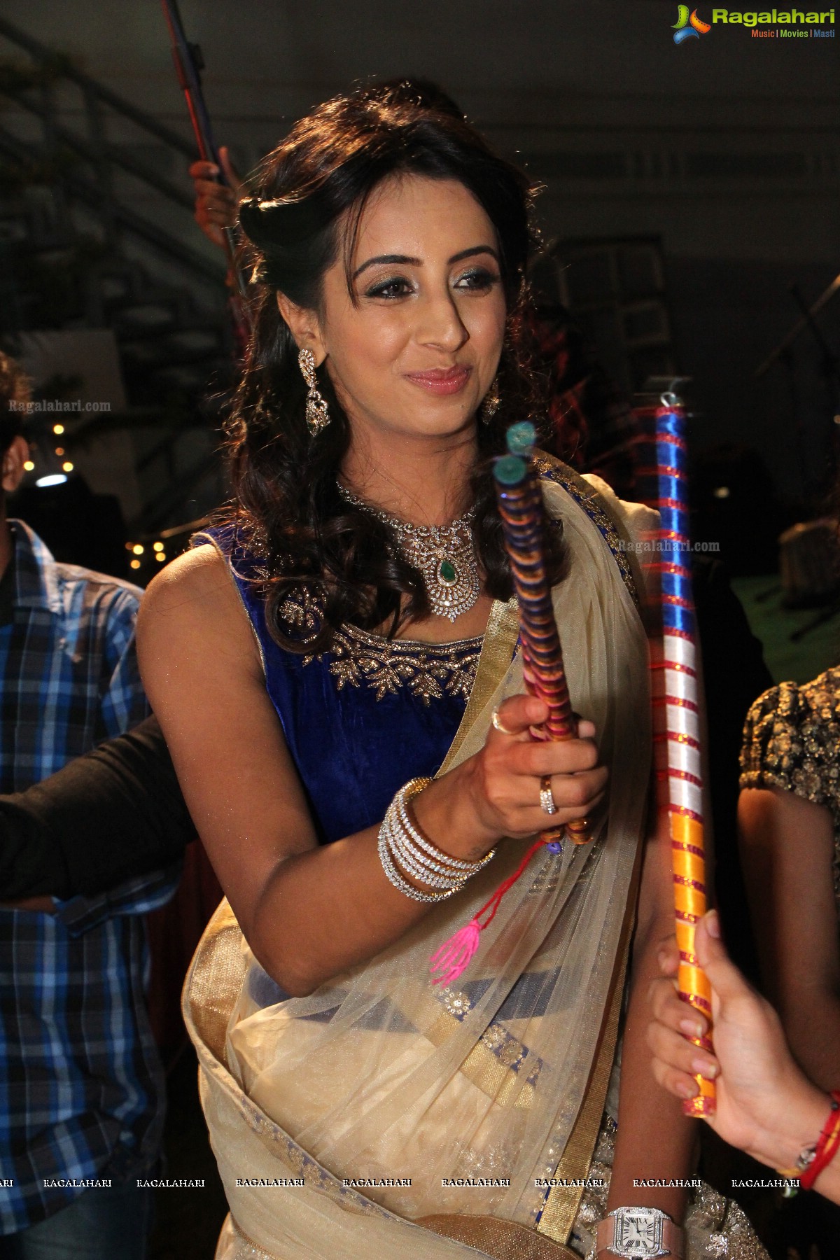 Dandiya Night with Actress Sanjjanaa at Noma Kalyana Vedika, Hyderabad