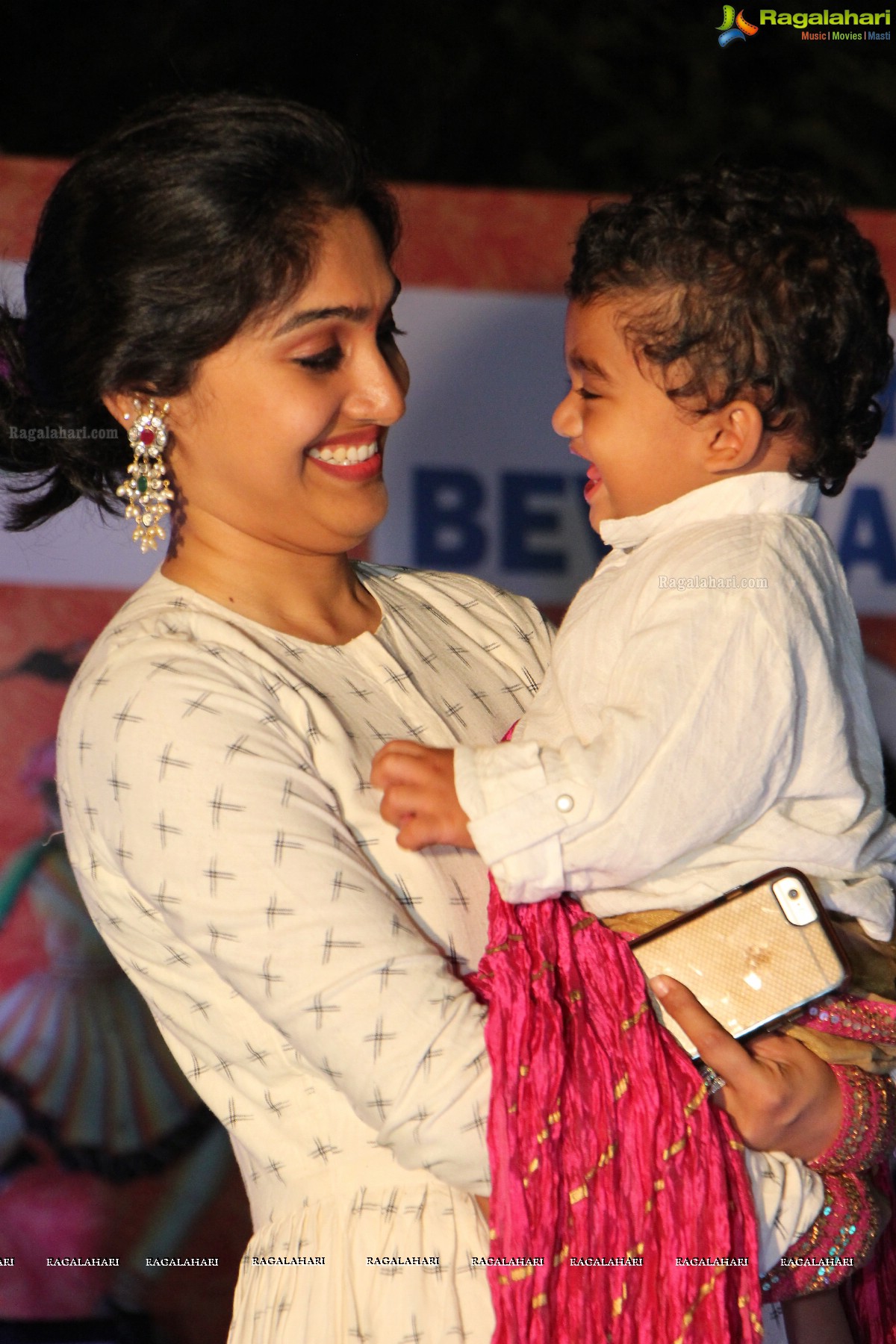 Dandiya Night with Actress Sanjjanaa at Noma Kalyana Vedika, Hyderabad