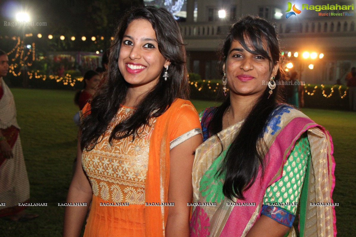 Dandiya Night with Actress Sanjjanaa at Noma Kalyana Vedika, Hyderabad