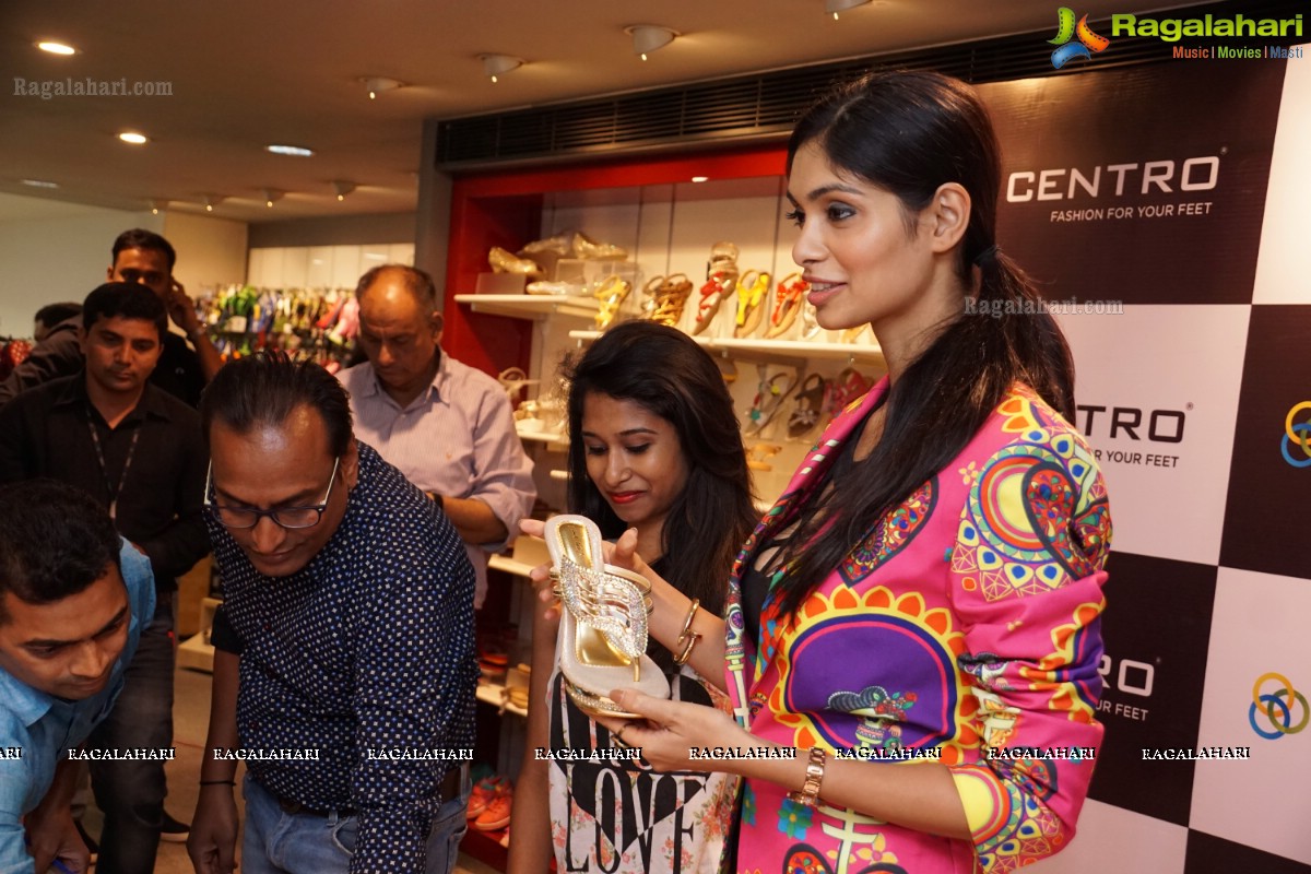 Centro Festive and Wedding Footwear Collection launched by Aafreen Rachel Vaz, Hyderabad