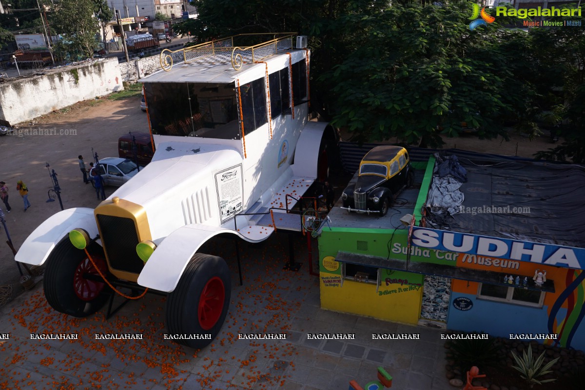 The Largest Stationery Art Car in the World at Sudha Cars Museum, Hyderabad