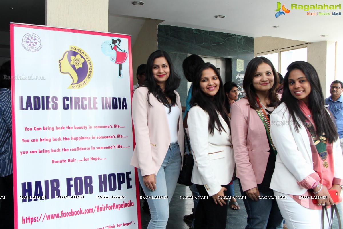 Ladies Circle India - SCLC 35 Launches Hair for Hope Hair Donation Campaign, Hyderabad