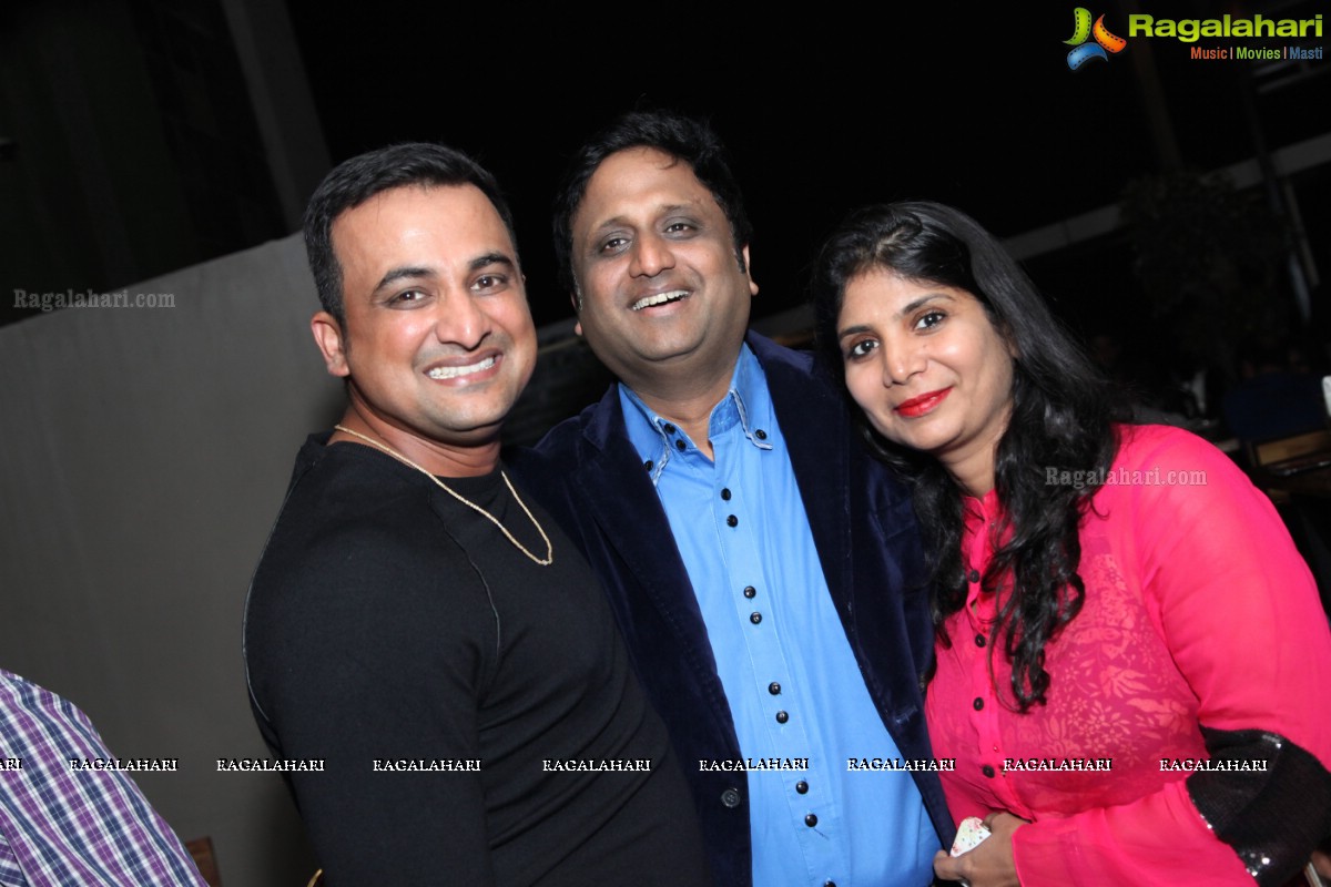 Grand Birthday Bash of Hitesh Zaveri at Stone Waters Kitchen Lounge, Hyderabad