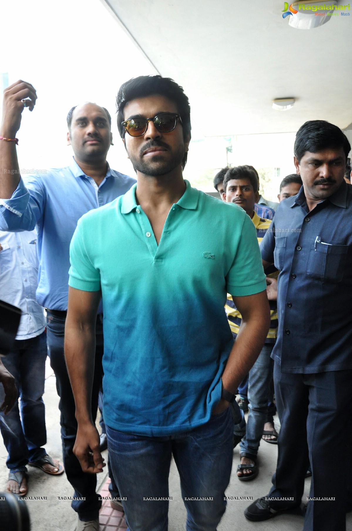 Ram Charan at Chirenjeevi Charitable Trust for KFC Initiative Blood Bank, Hyderabad