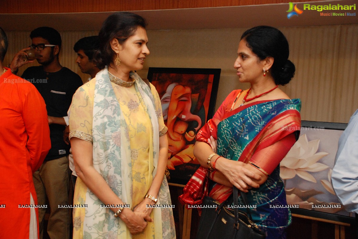 K Taraka Rama Rao inaugurates Hari Painting Exhibition at Taj Deccan, Hyderabad