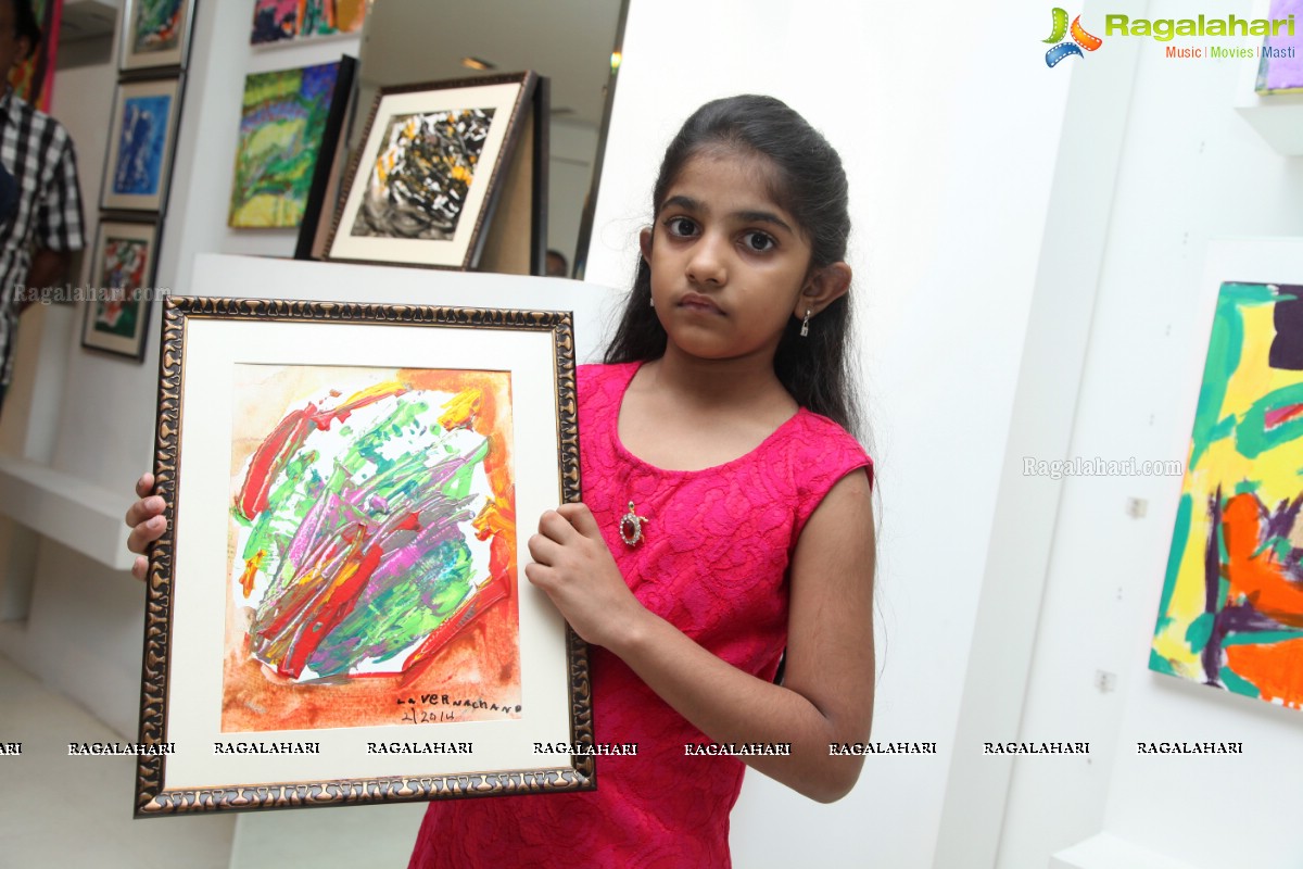 Lakshmi Manchu inaugurates Rivers of Reflection - Lavanya Dutt and Verna Chand Painting Exhibition at Taj Deccan