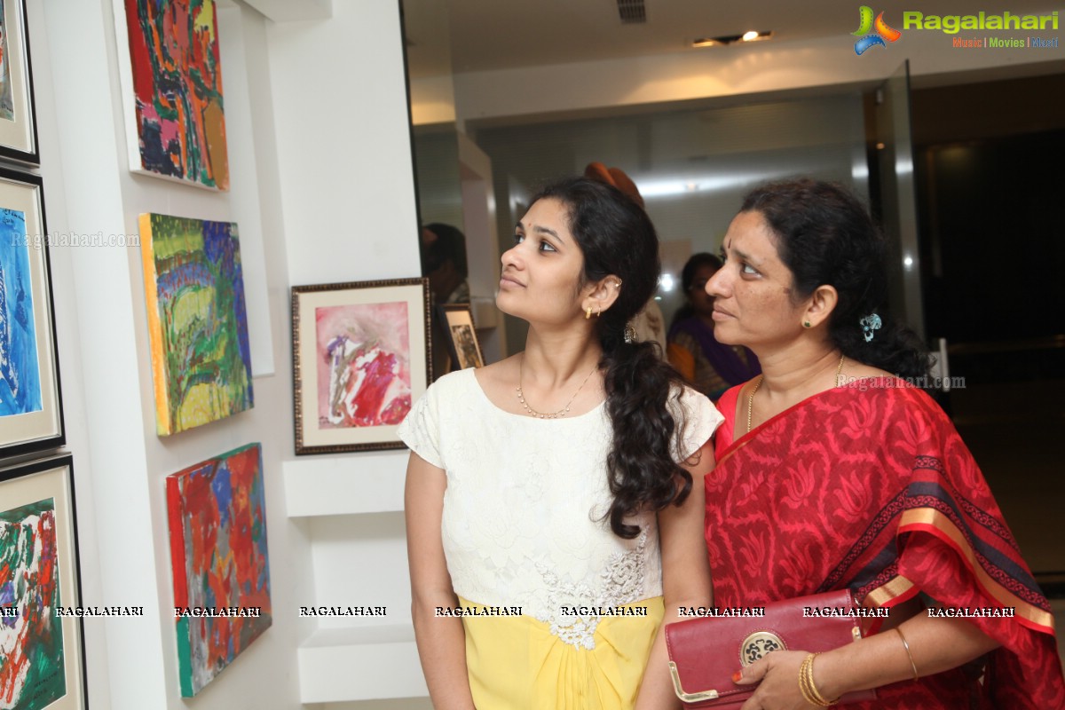 Lakshmi Manchu inaugurates Rivers of Reflection - Lavanya Dutt and Verna Chand Painting Exhibition at Taj Deccan