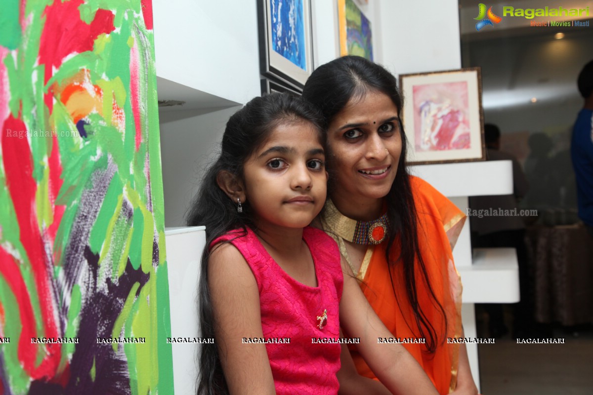 Lakshmi Manchu inaugurates Rivers of Reflection - Lavanya Dutt and Verna Chand Painting Exhibition at Taj Deccan