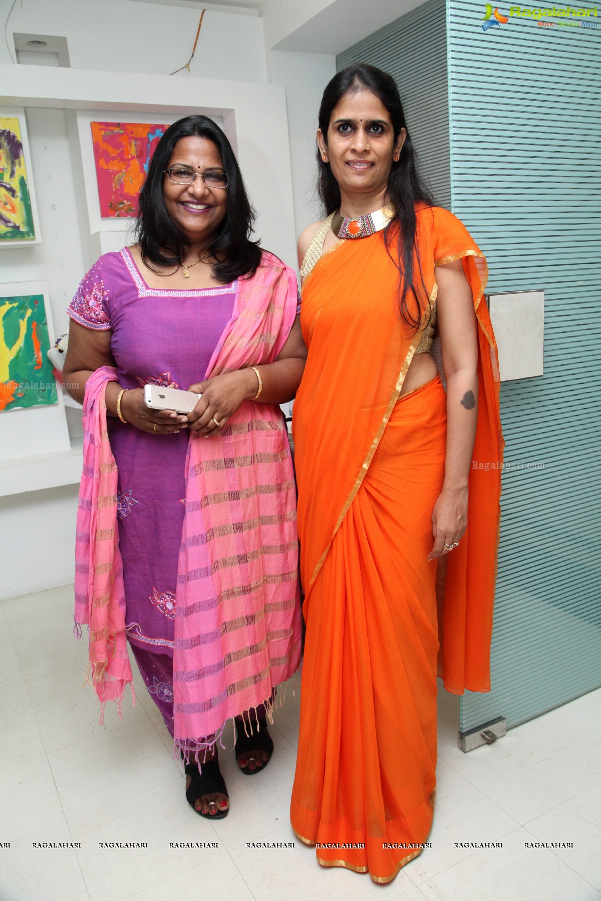 Lakshmi Manchu inaugurates Rivers of Reflection - Lavanya Dutt and Verna Chand Painting Exhibition at Taj Deccan