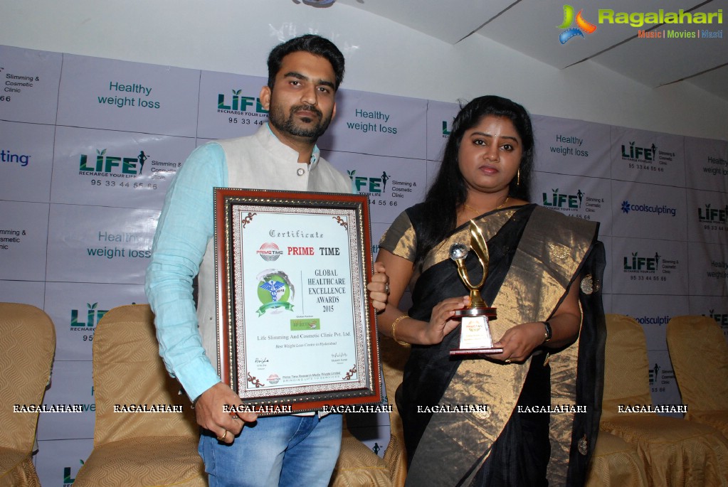 Life Slimming and Cosmetic Clinic Press Meet, Hyderabad