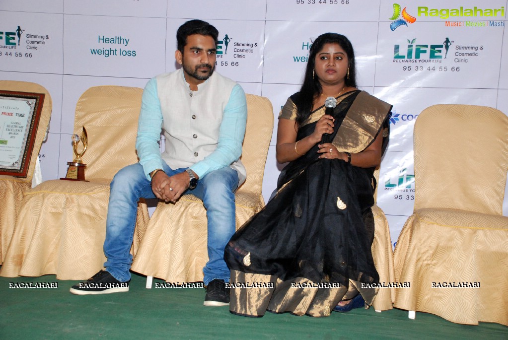 Life Slimming and Cosmetic Clinic Press Meet, Hyderabad