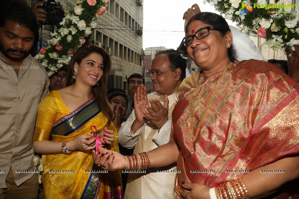Tamannaah launches Manepally Jewellers Showroom at Punjagutta, Hyderabad