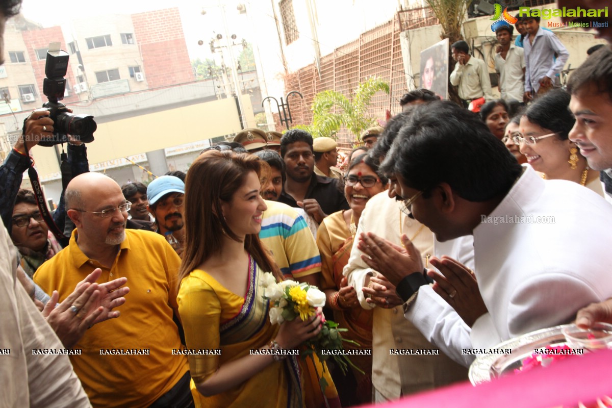 Tamannaah launches Manepally Jewellers Showroom at Punjagutta, Hyderabad