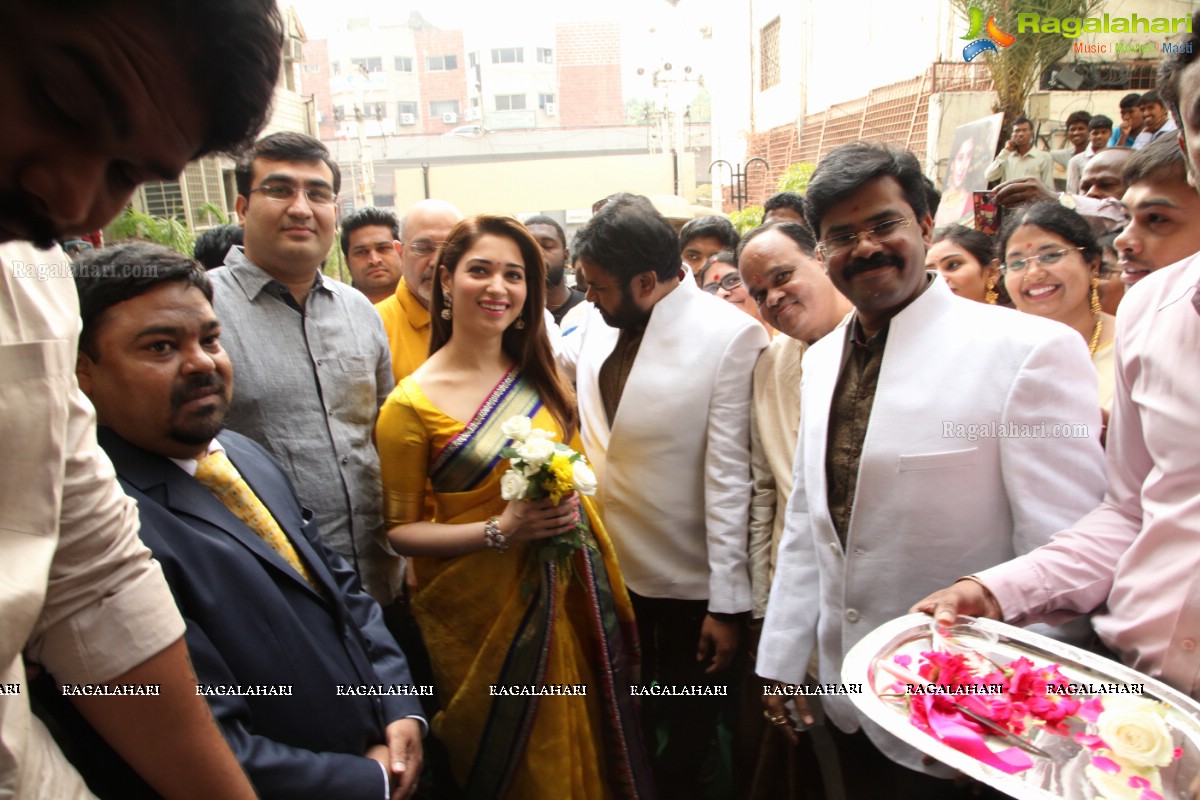 Tamannaah launches Manepally Jewellers Showroom at Punjagutta, Hyderabad