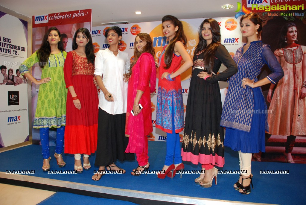 Runki Goswami and Alice Rosario launches Max Fashion Festive Collection Launch, Hyderabad